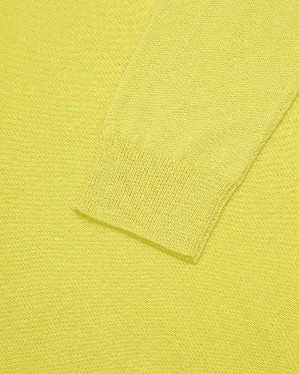 Weekend Max Mara Round-neck Long-sleeved Sweater In Yellow