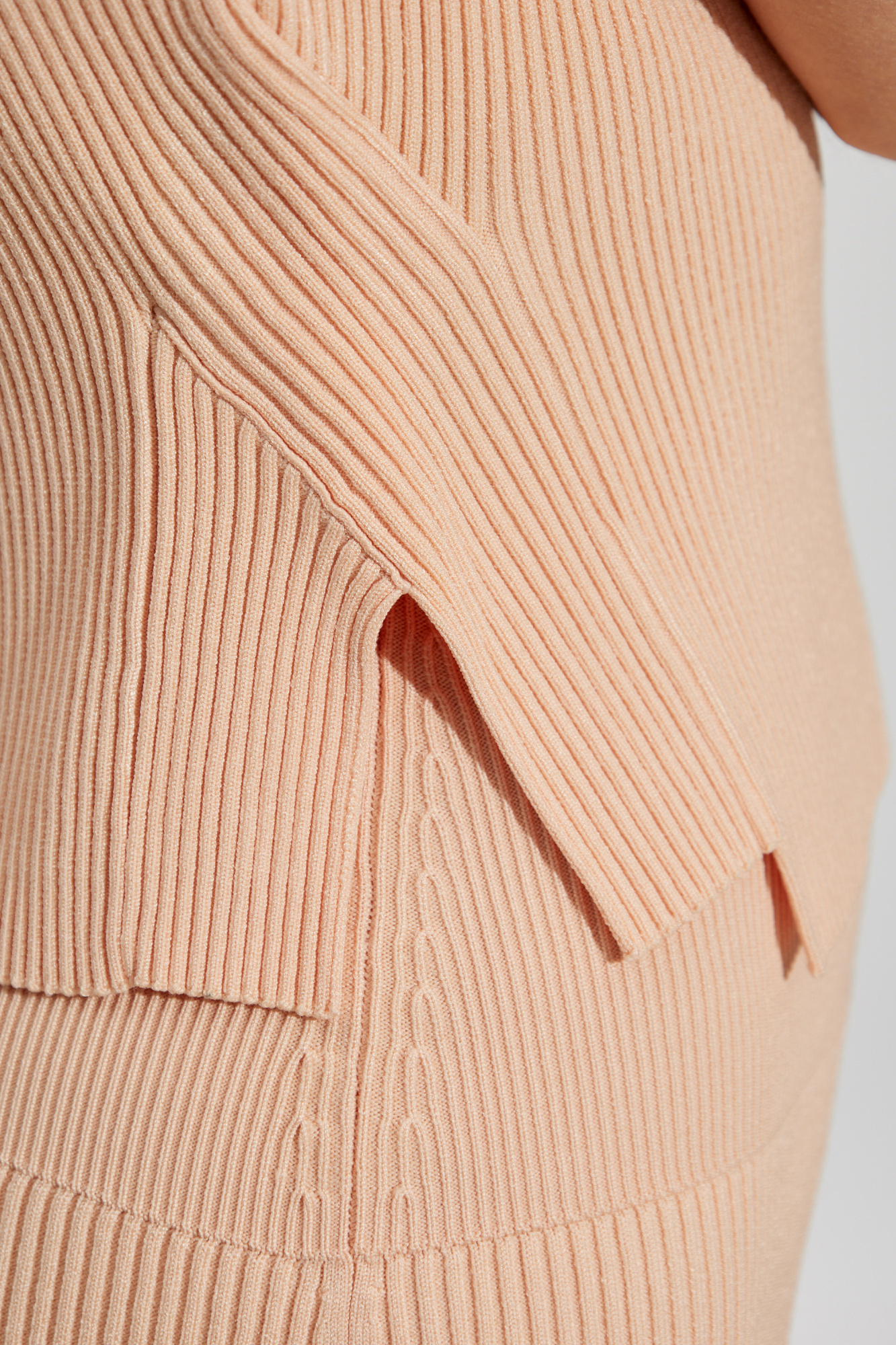 VICTORIA BECKHAM RIBBED-KNIT VEST