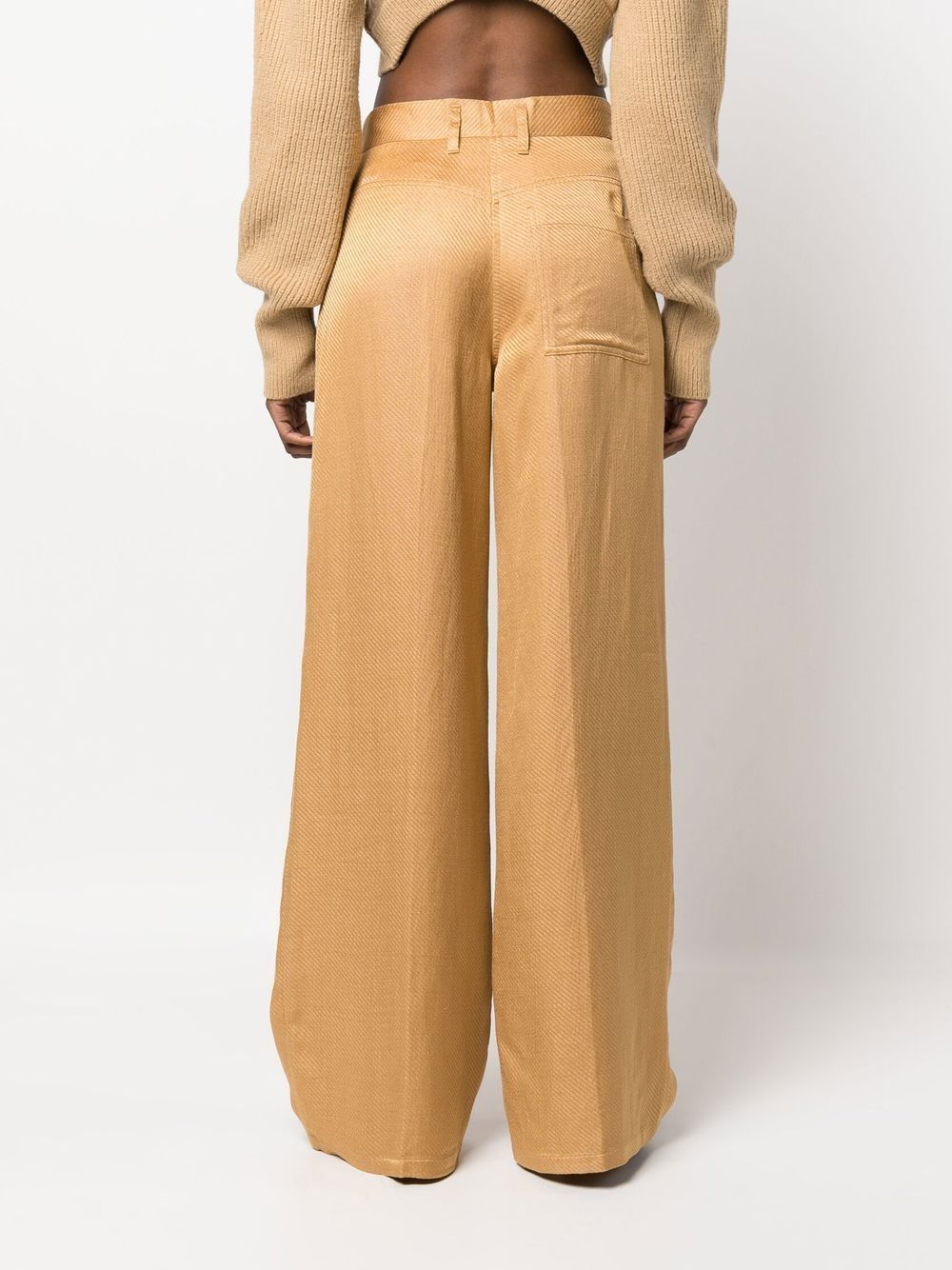 Forte Forte Wide-leg Tailored Trousers In Nude