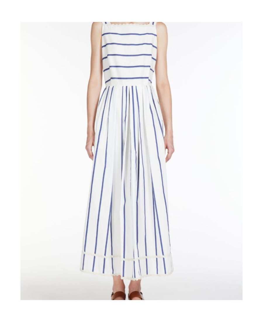Weekend Max Mara Logo Dress In White