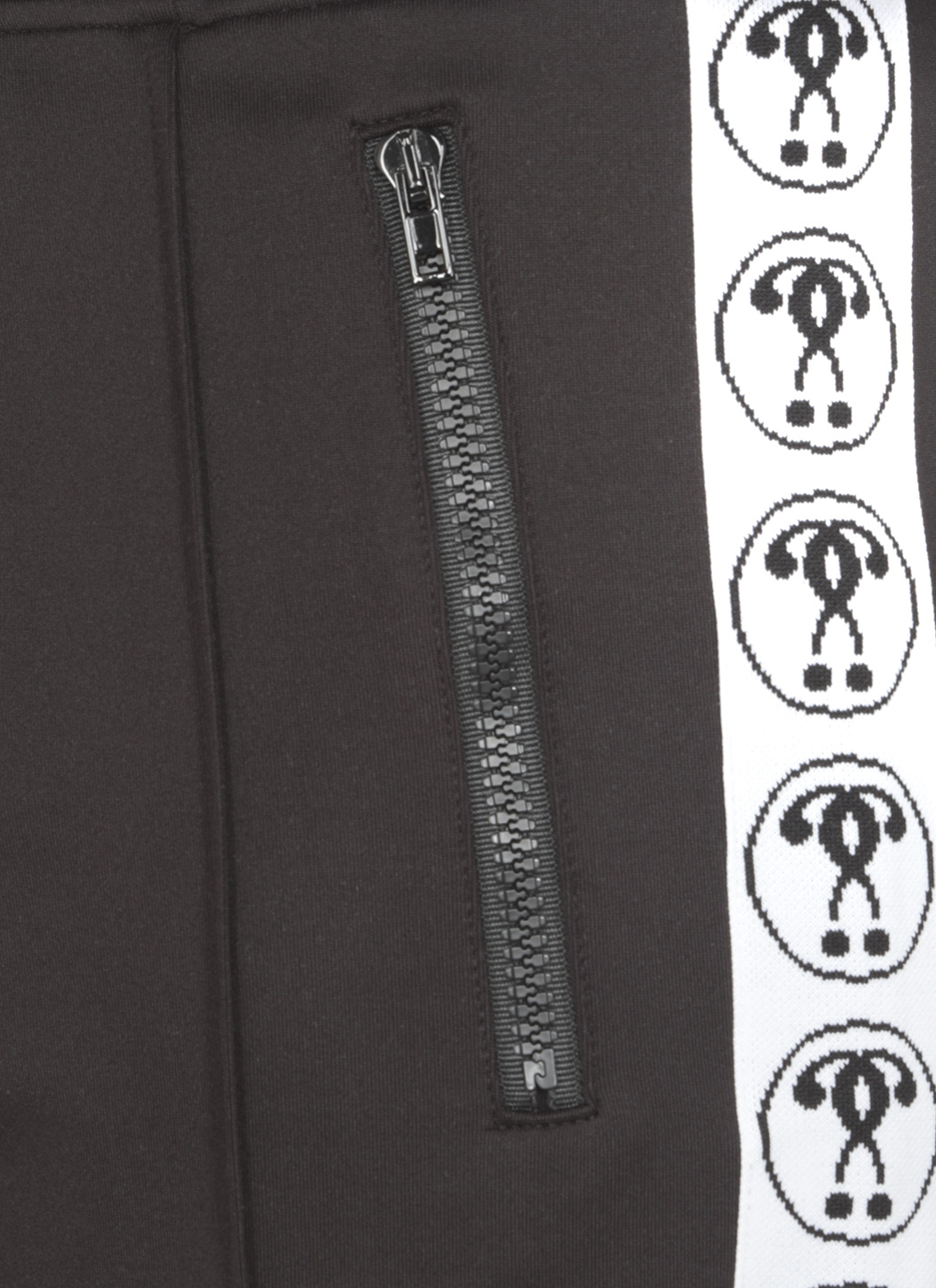 Moschino Jogging Pants With Adjustable Drawstring And Zippered Pockets In Black