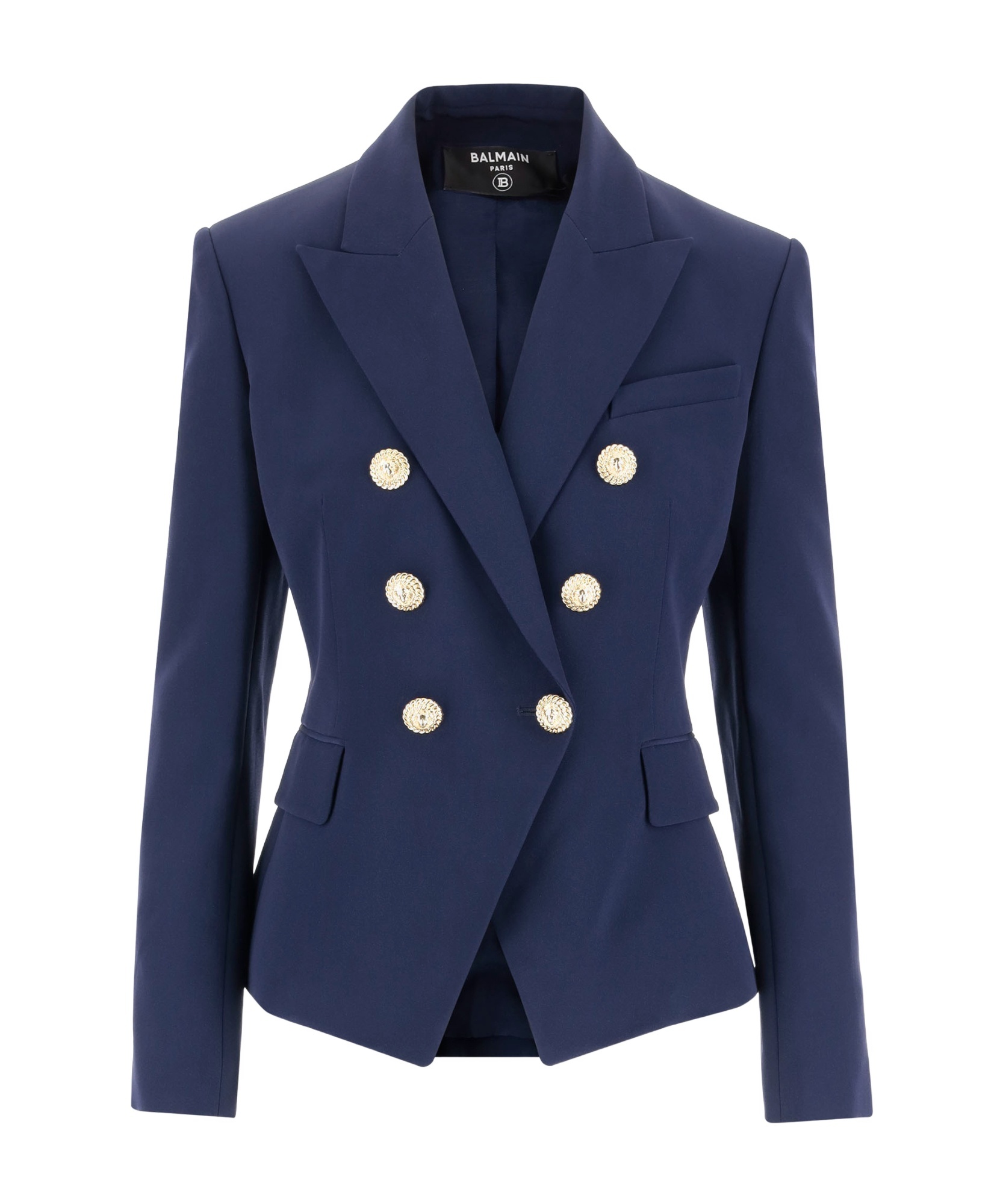 Balmain Chiocciola Blazer And Suits In Blue
