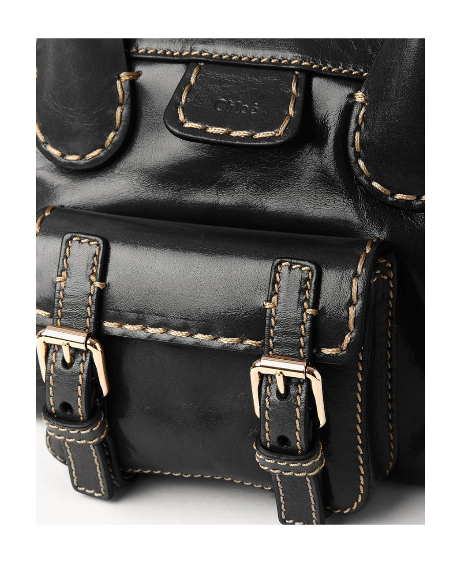 Chloé Edith Tote Bag In Black