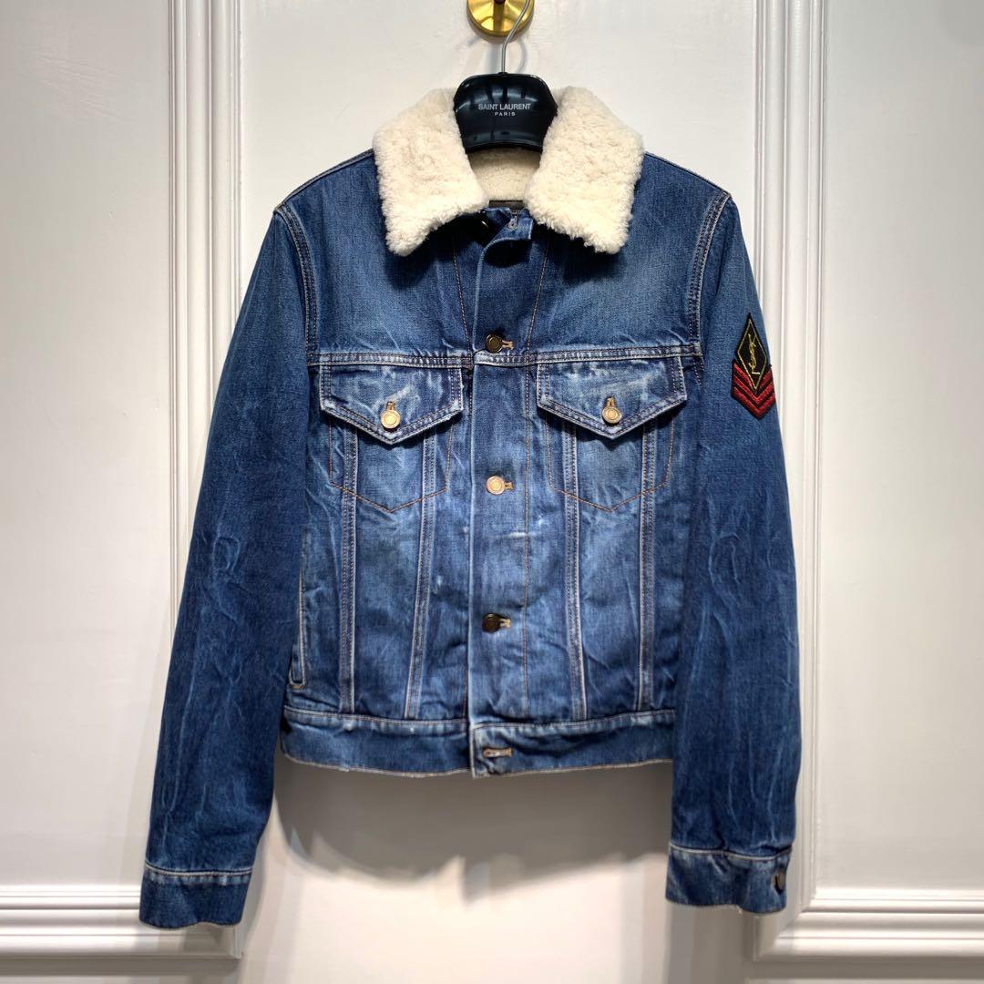 SAINT LAURENT MAKE AN OLD DENIM COAT