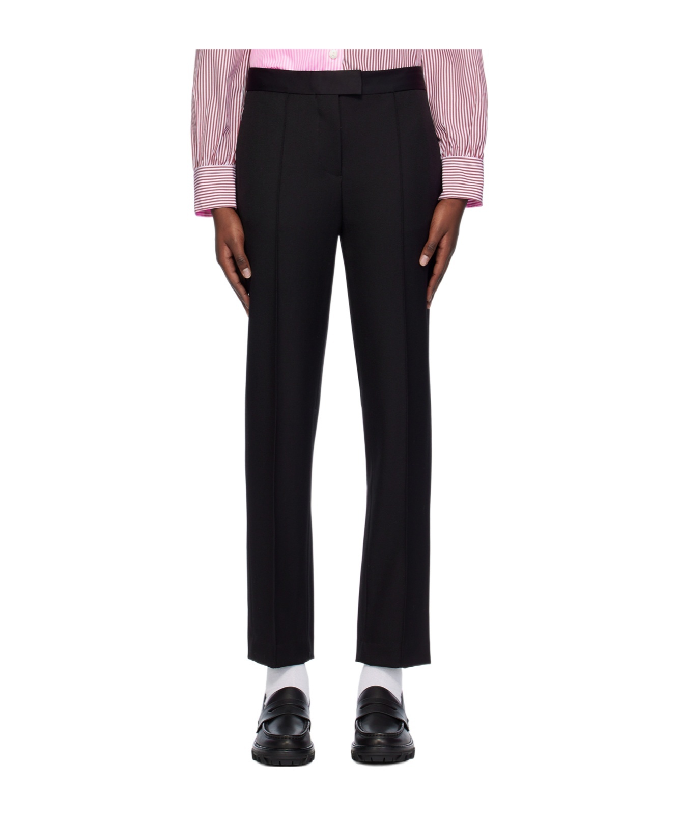 Rag & Bone Blaine Twill Casual Pants In Black