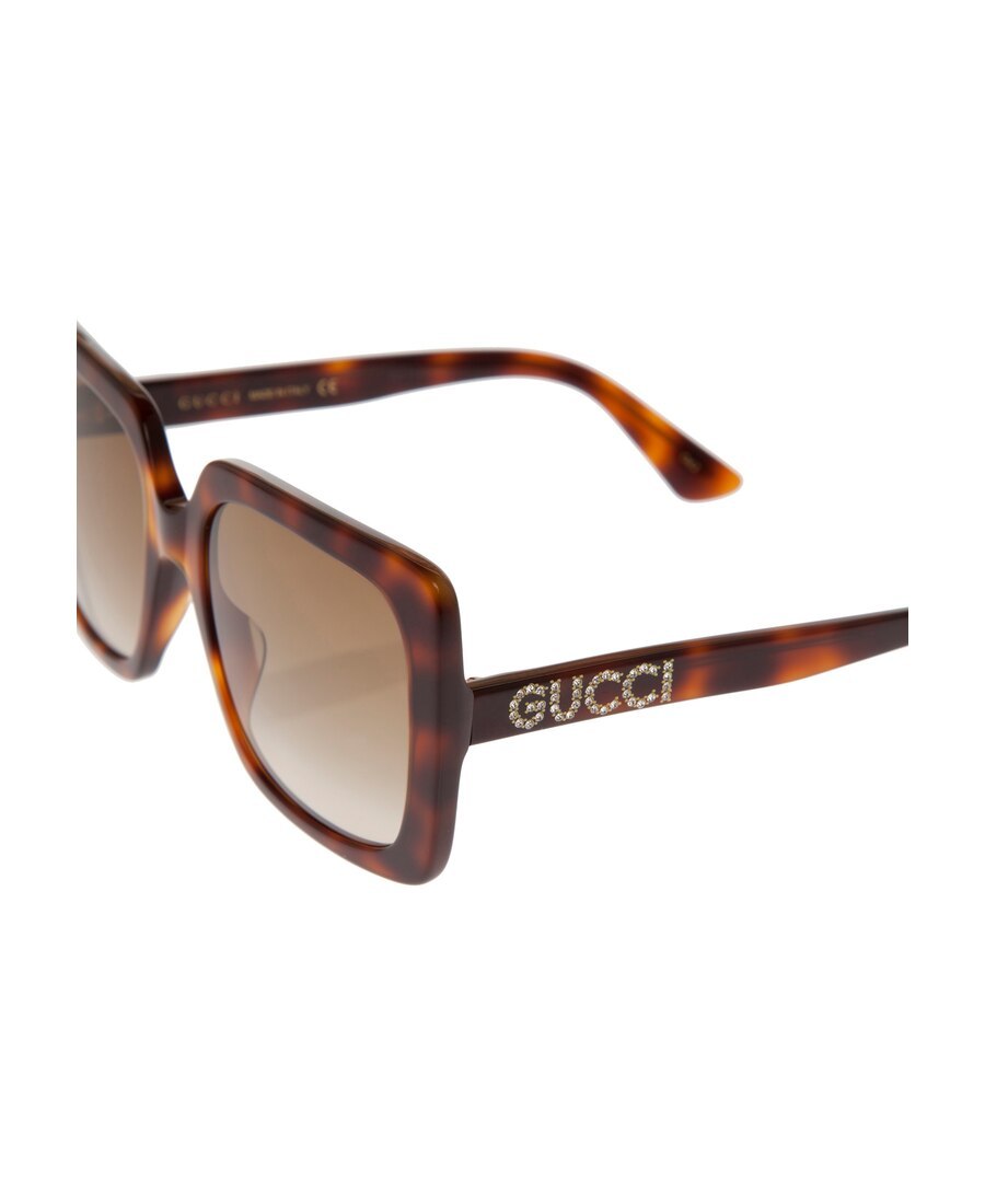 Gucci Square Sunglasses In Nude