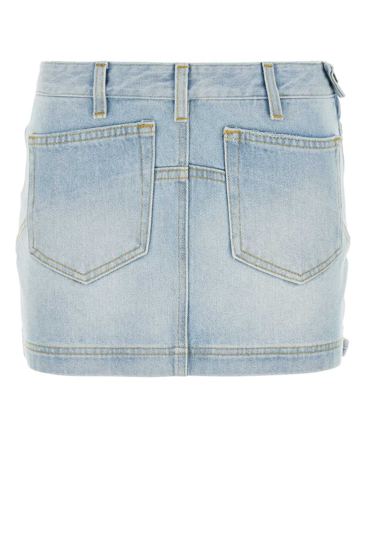 Attico Fay Skirt In Gray
