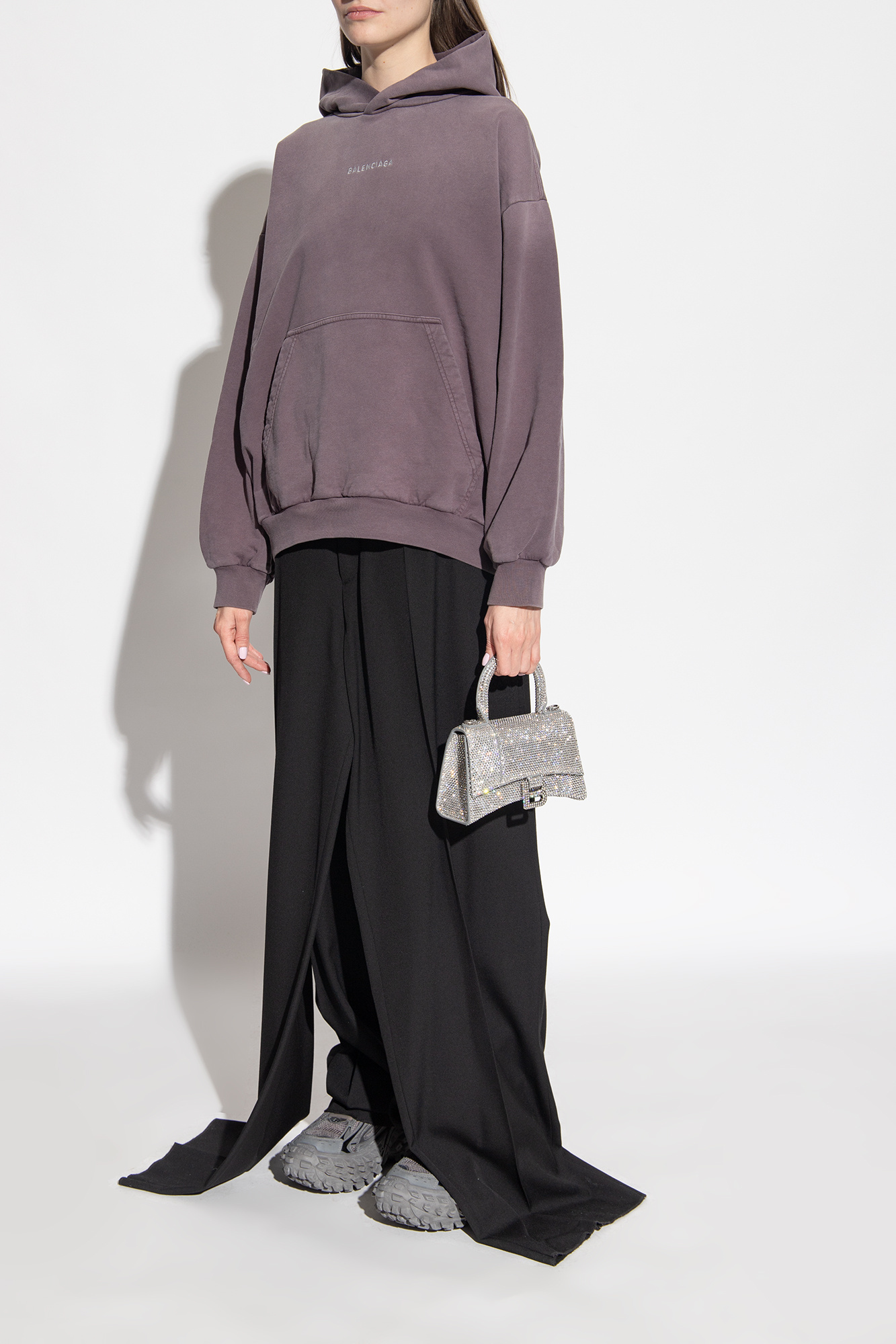 Shop Balenciaga Bouncer Chunky-sole Sneakers In Gray