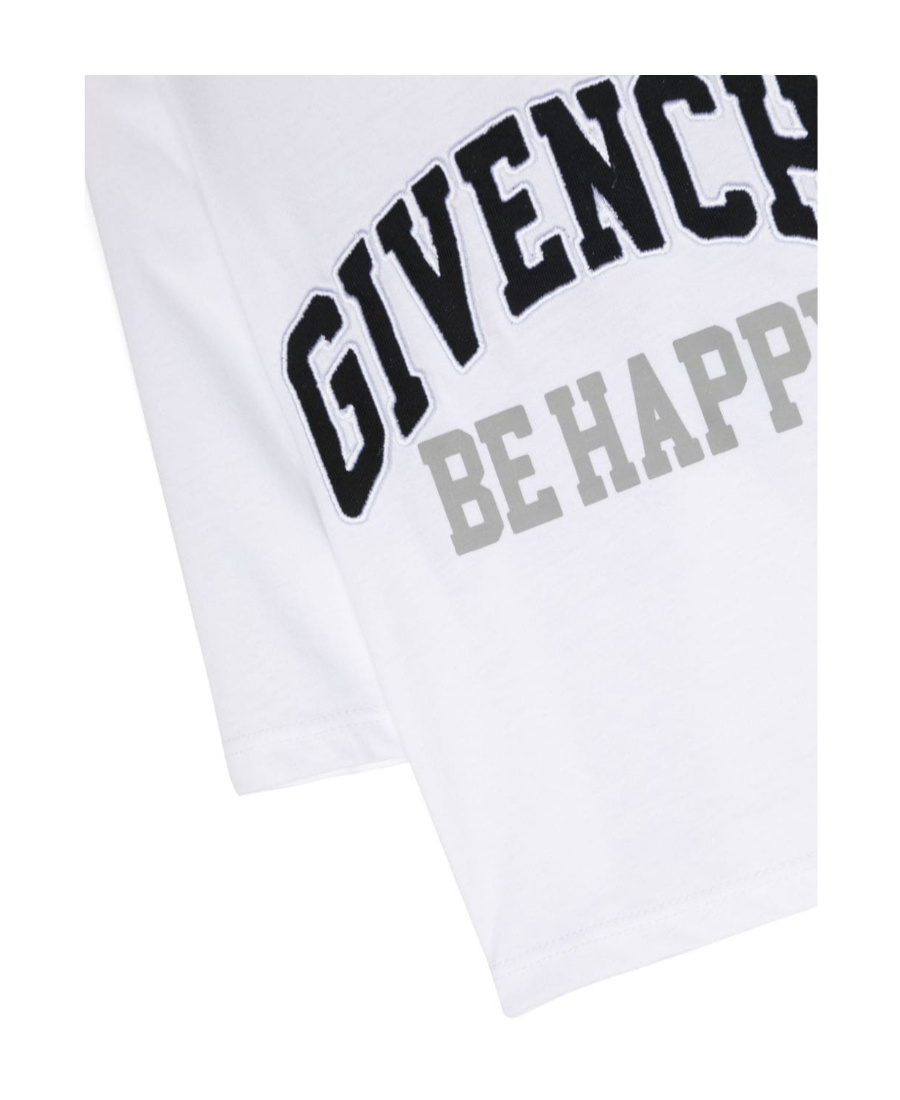Givenchy Logo-embroidered Cotton T-shirt In White