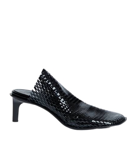 Kenzo 55mm Mesh-design Mules In Black