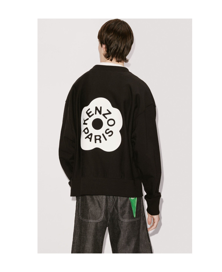 KENZO KENZO LOGO PRINTED CREWNECK SWEATSHIRT