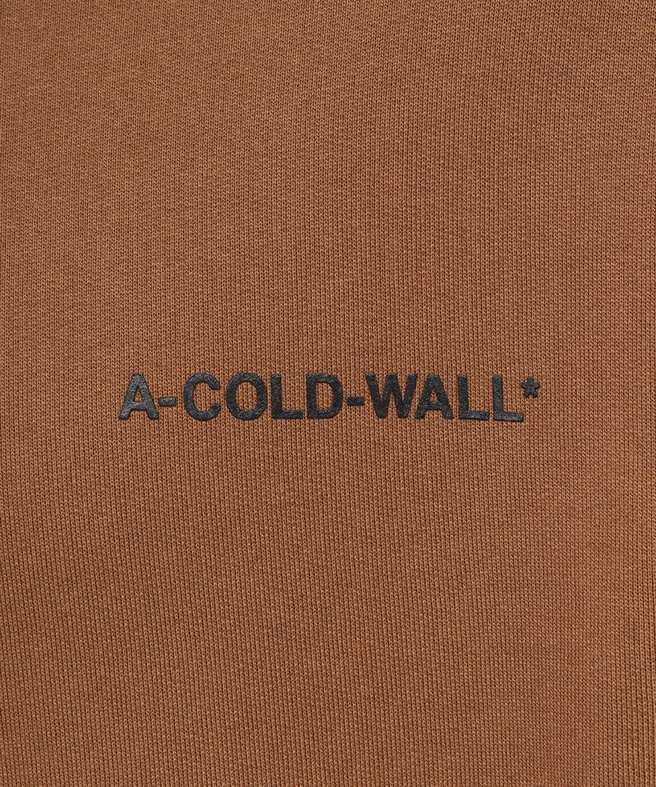 A-cold-wall* Round Collar Long Sleeve Sweater In Brown