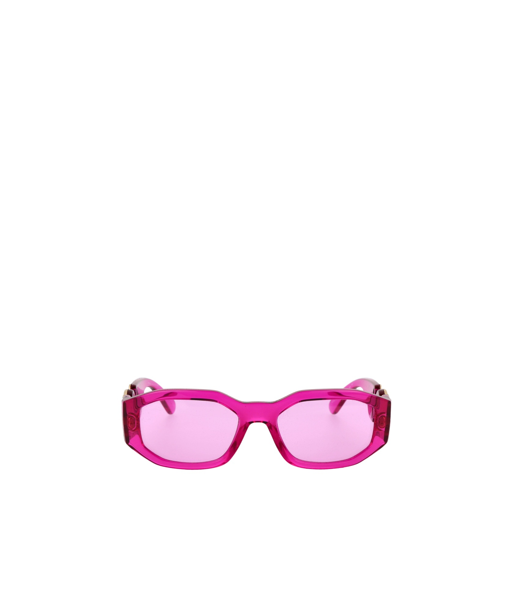 Versace Medusa Biggie Rectangle-frame In Pink