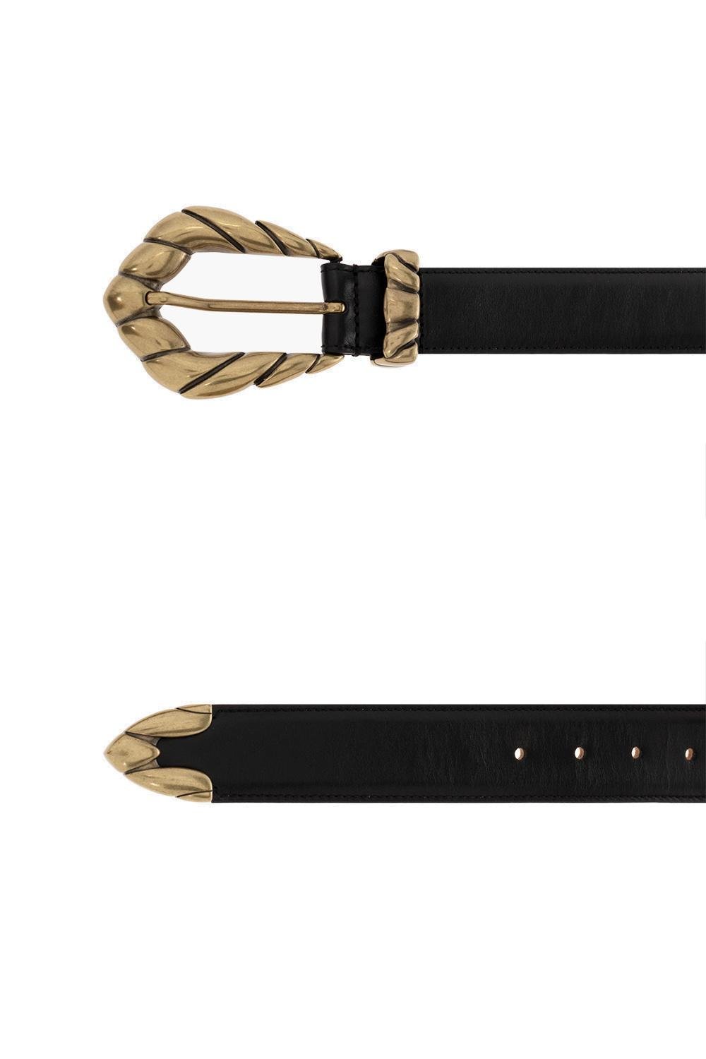Iro Embella Buckle-fastening Belt In Black