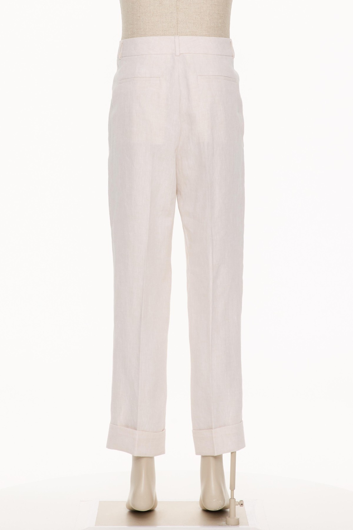 Valentino Belt-loop Casual Pants In White