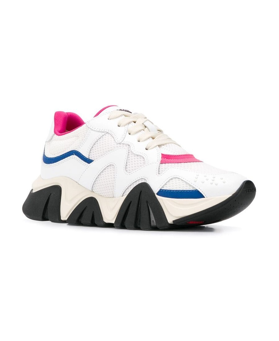 Versace Squalo Sneakers With Removable Charm In White
