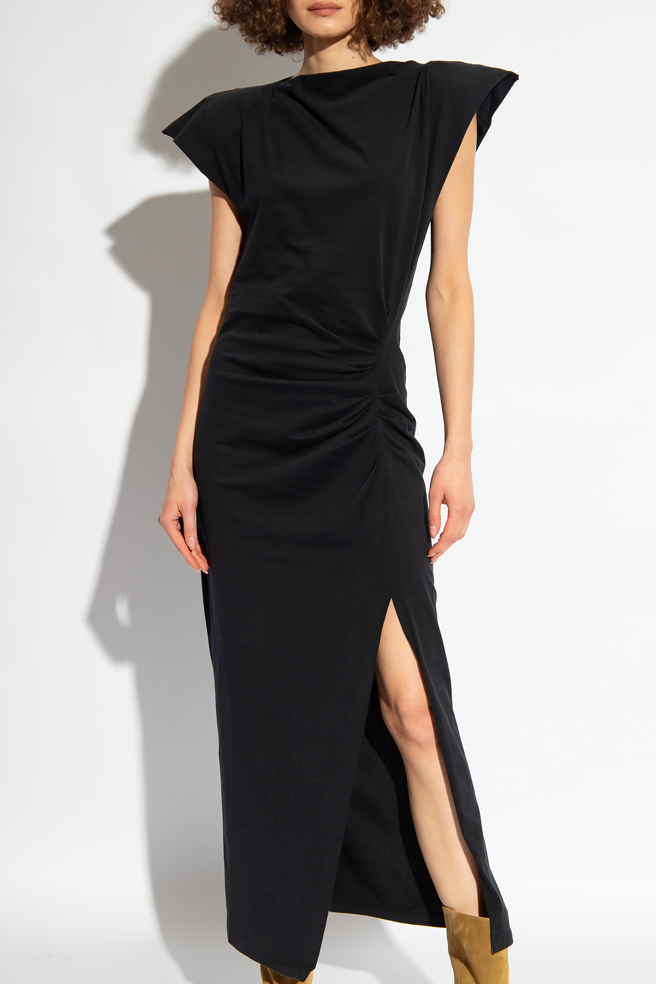Shop Isabel Marant Nadela Dress In Black
