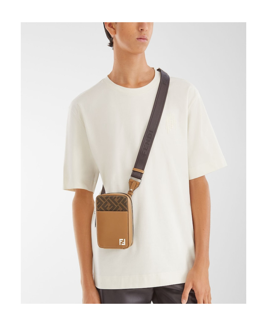 Shop Fendi Brown Fabric Phone Case