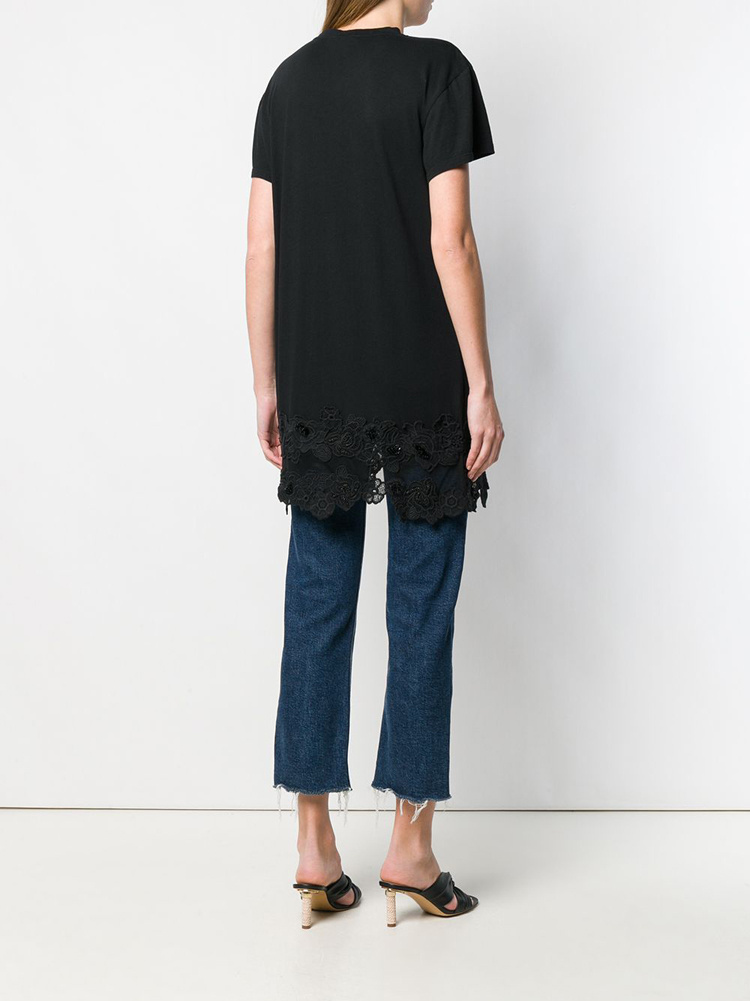 Twinset T-shirt Dress In Black