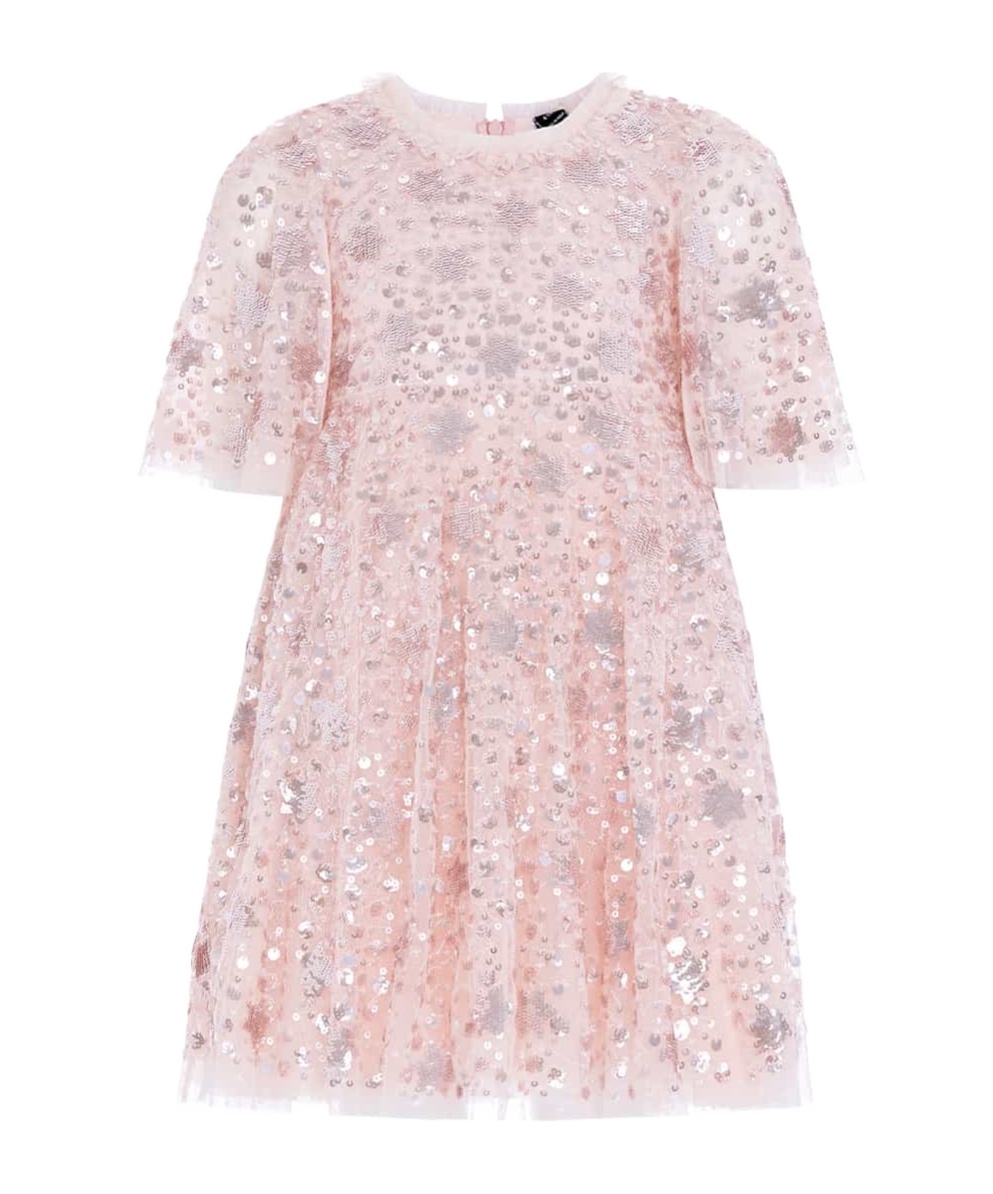 Needle & Thread Meteor Dress In Pink