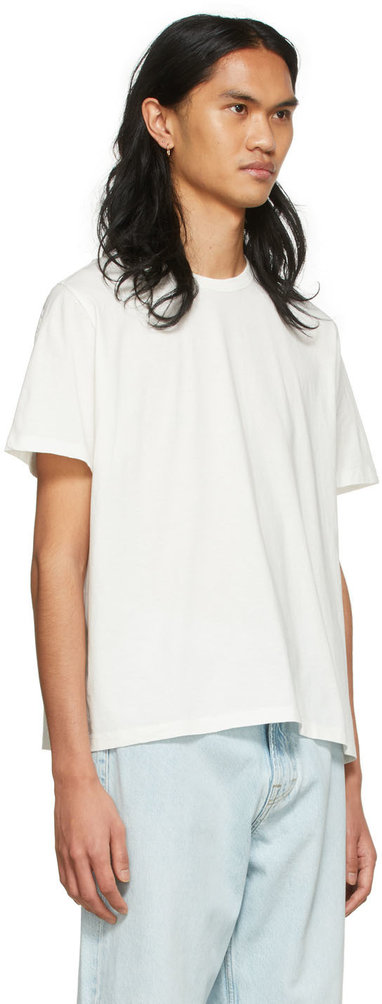 Our Legacy New Box Cotton Jersey T-shirt In White