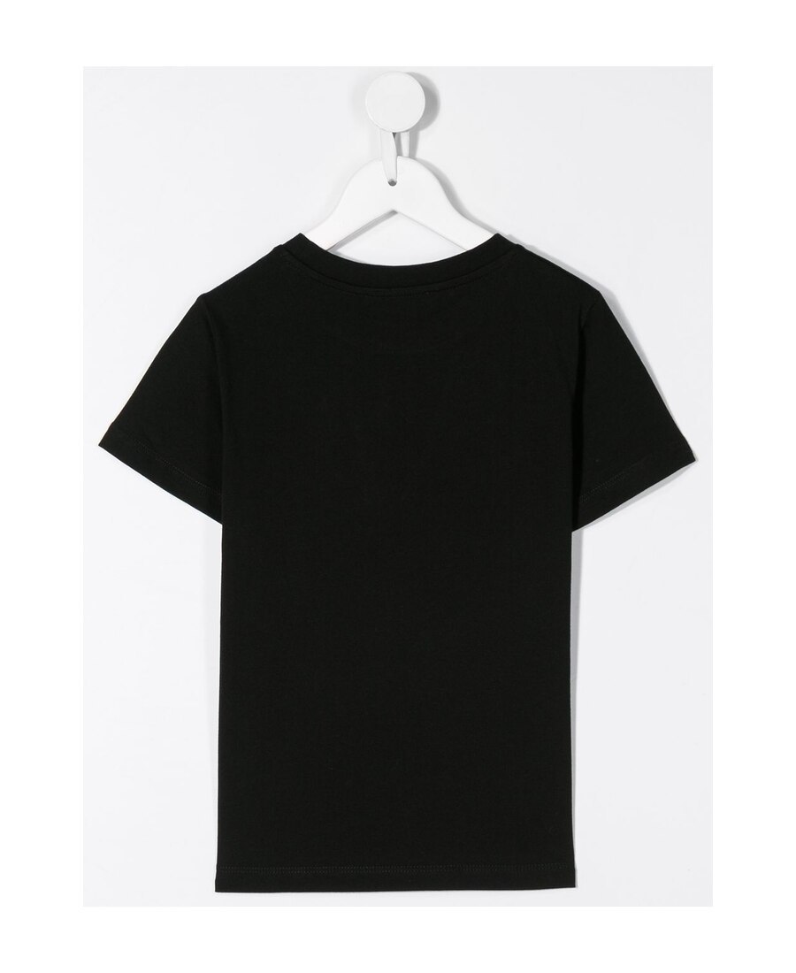 Balmain Logo Print T-shirt In Black