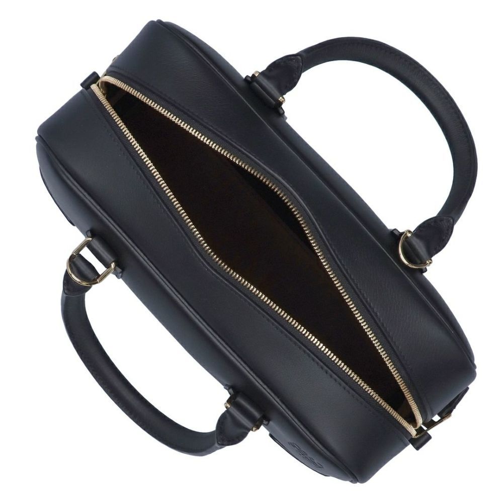 Loewe Zipper Shoulder Bag In Black