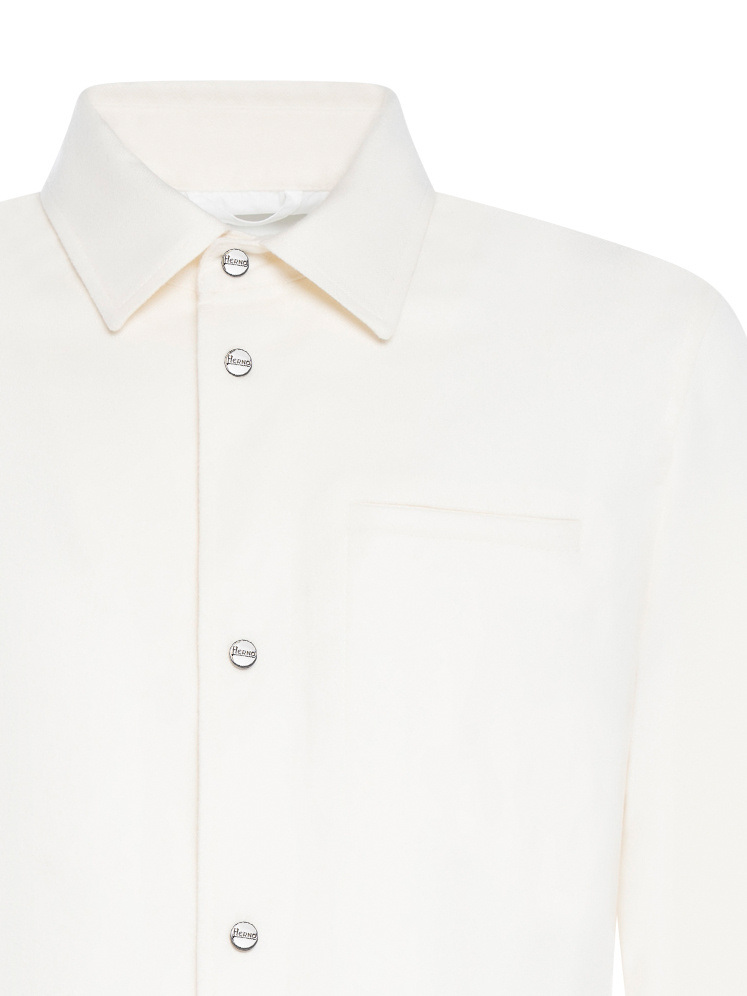Herno Button Shirt In White