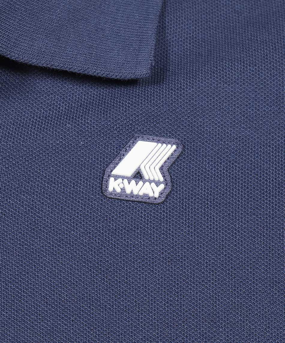 K-way Short-sleeved Polo Shirt In Blue
