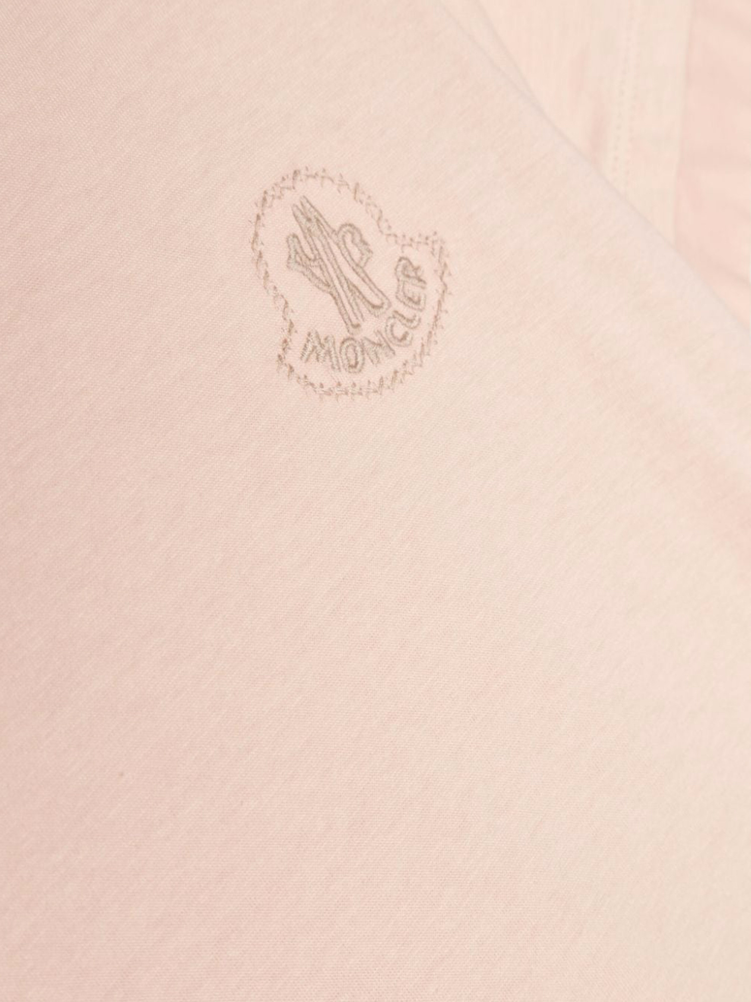 Moncler Layered Cotton T-shirt In Pink