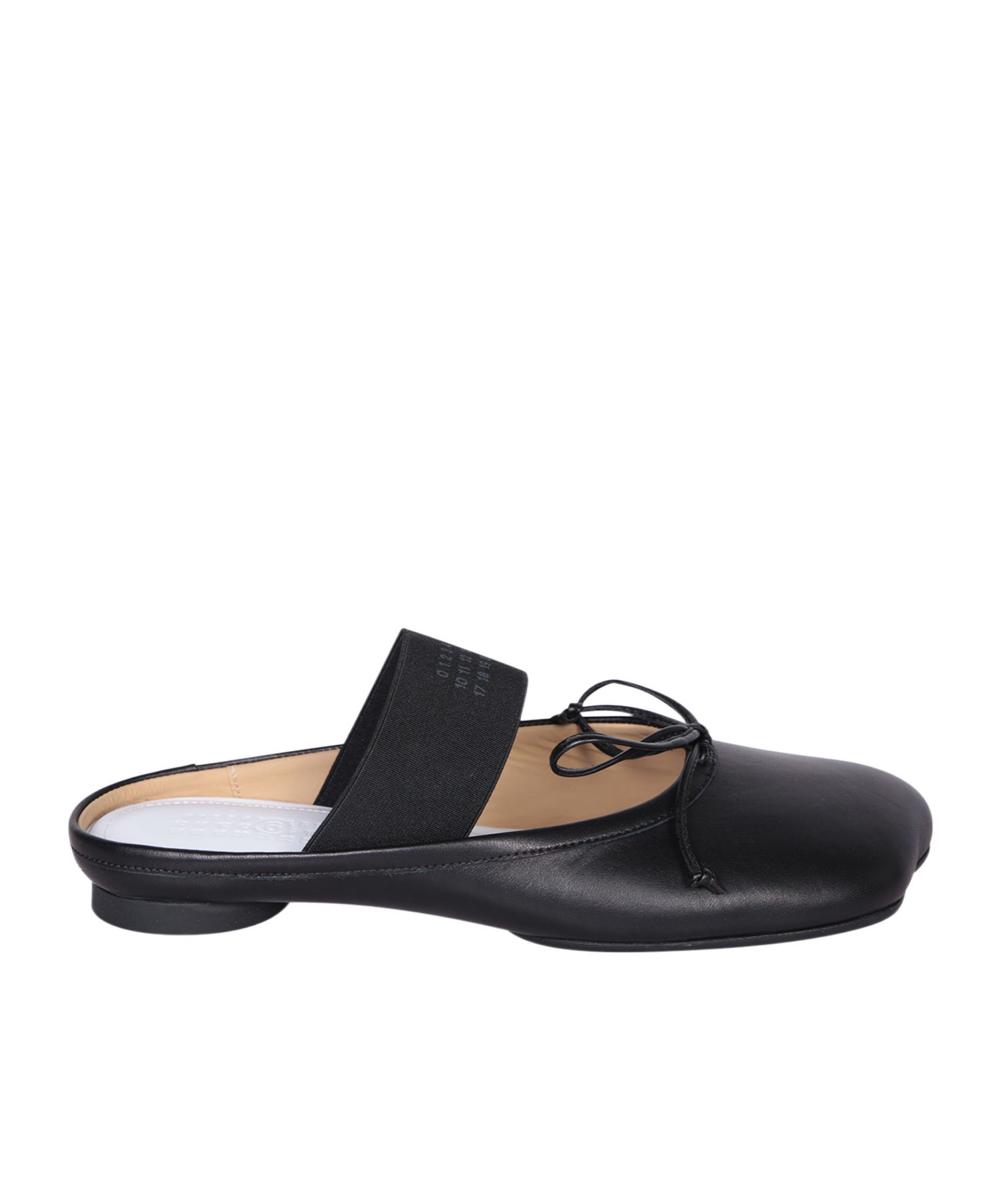 Mm6 Maison Margiela Anatomical Mules In Black