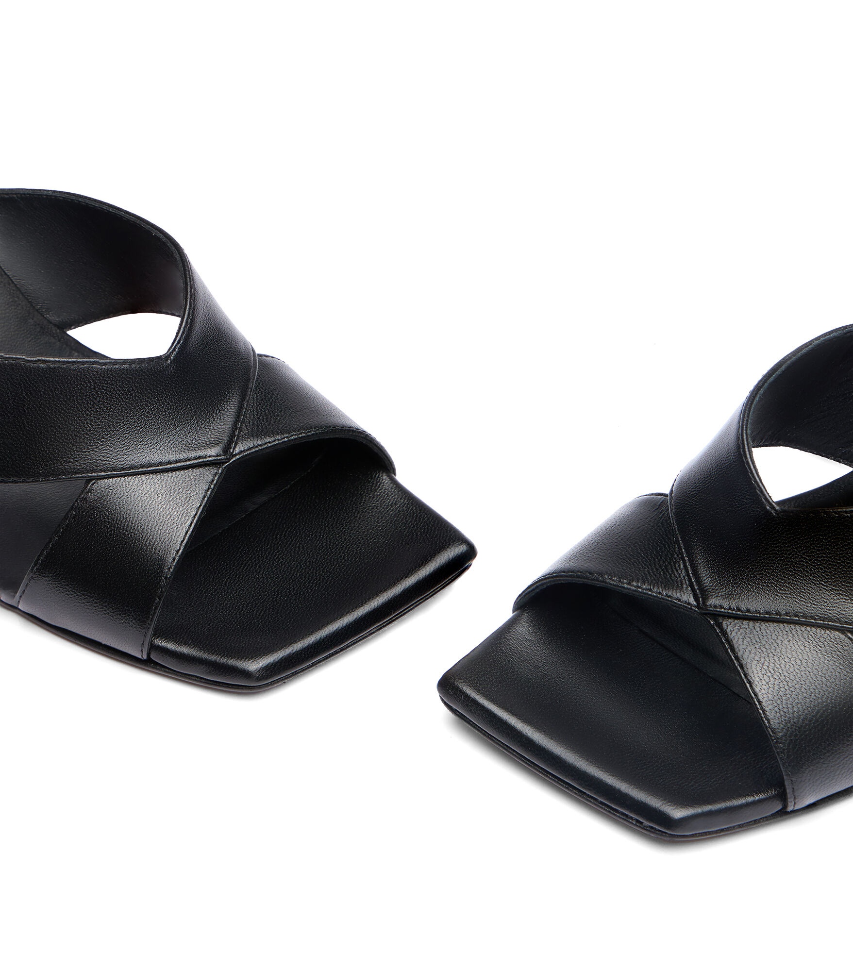 Stuart Weitzman Carmen Cross-belt High-heeled Sandals In Black