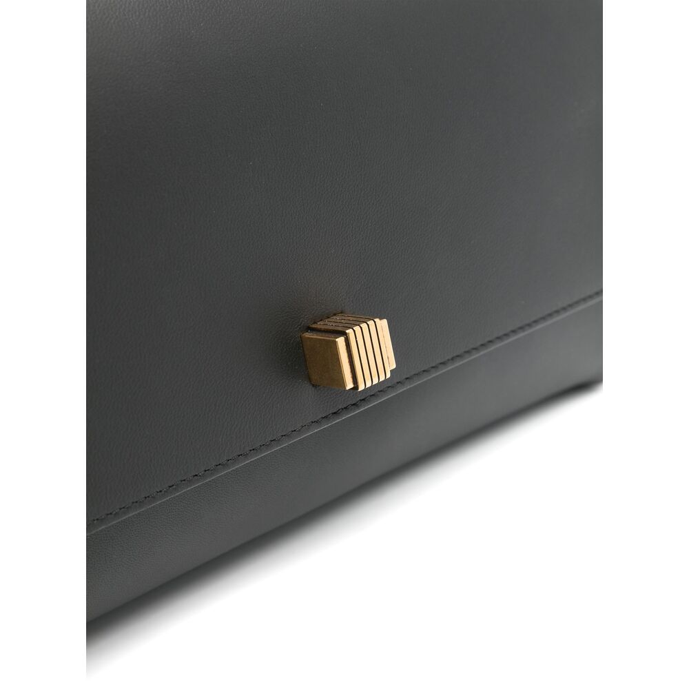 Shop Khaite Cate Cross Body Bag In Black