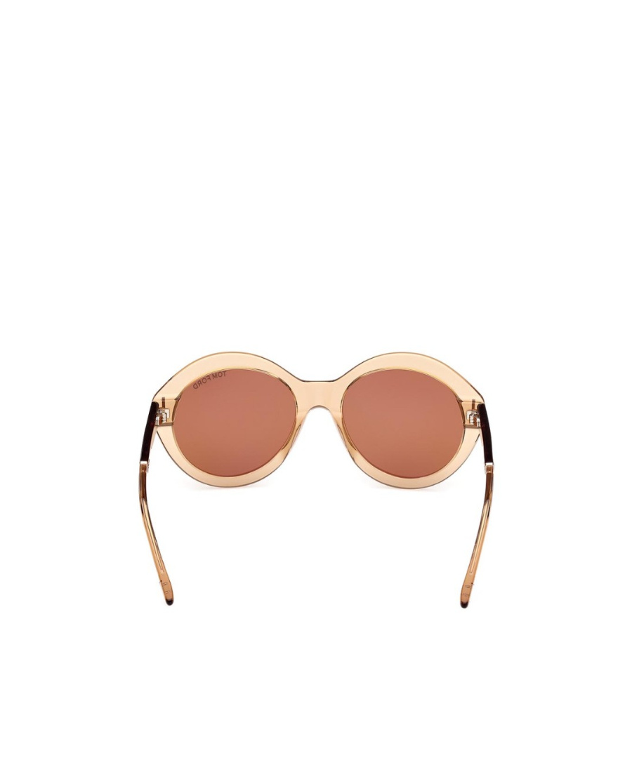 Tom Ford Eyewear Round-frame Sunglasses In Gold