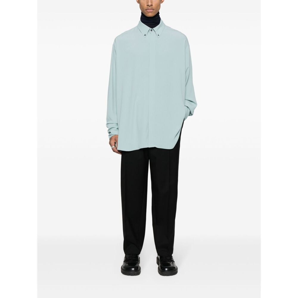 Jil Sander Elasticated-waistband Tapered Trousers In Black