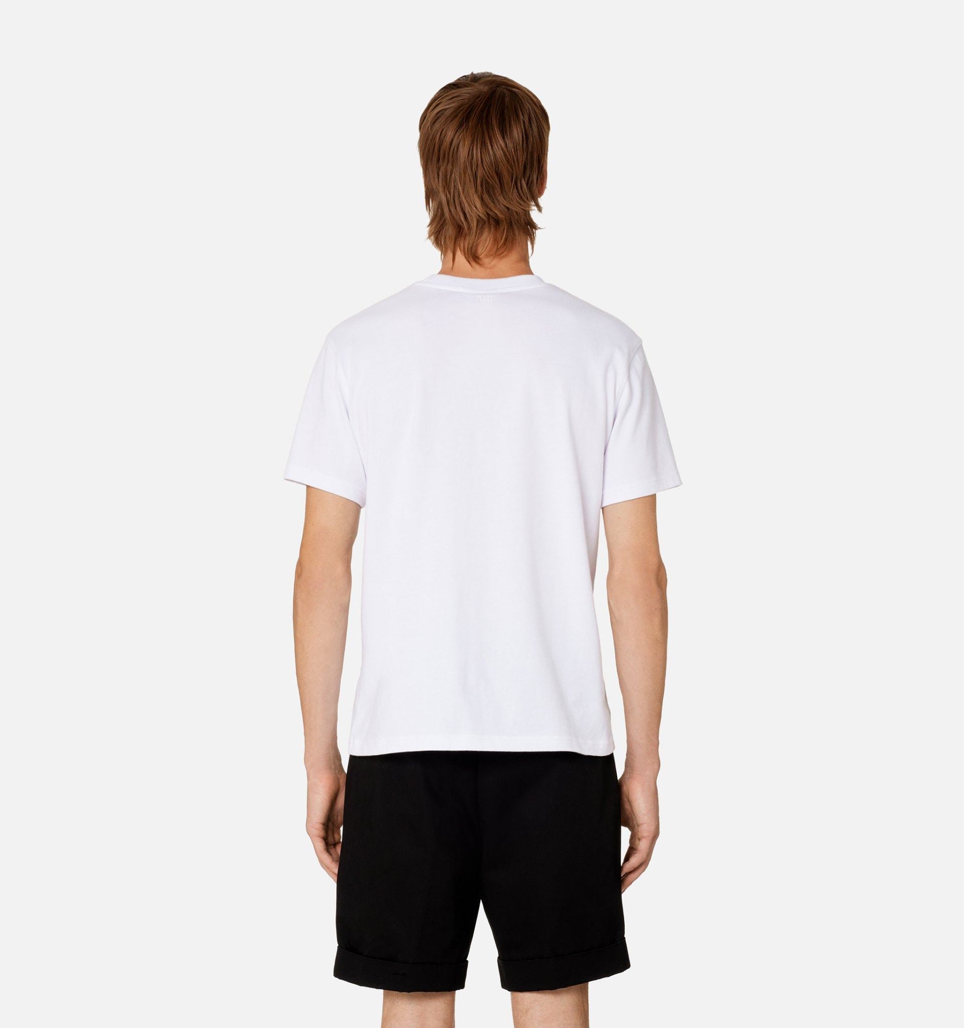 Ami Alexandre Mattiussi Logo-print Cotton T-shirt In White