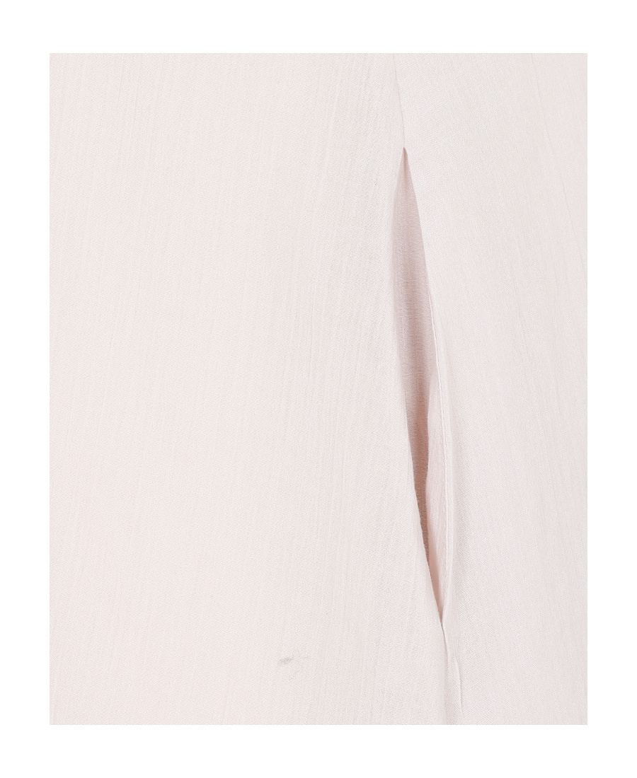 Fabiana Filippi V-neck Pleated Dress In White
