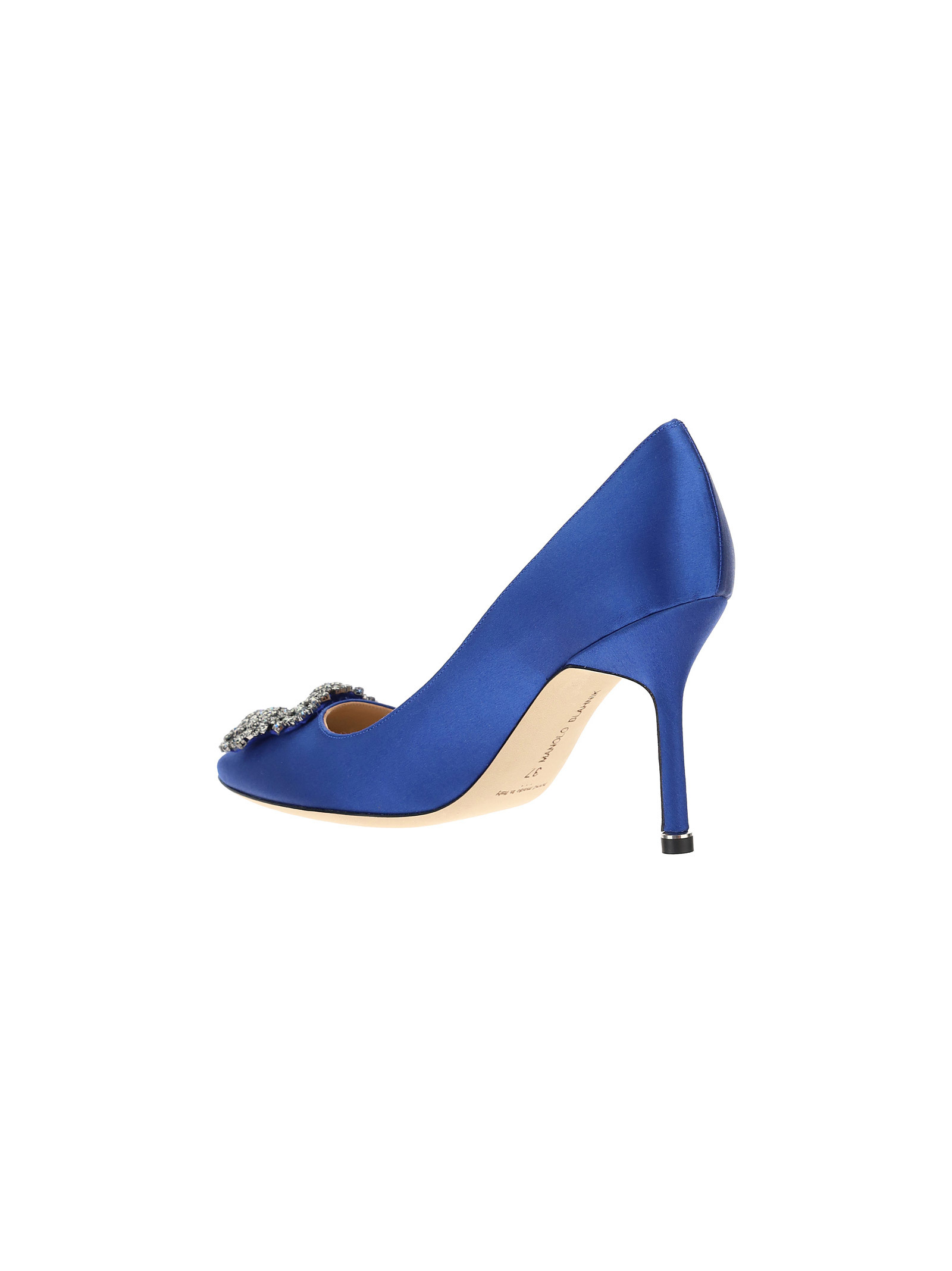 MANOLO BLAHNIK HANGISI 85MM POINTED PUMPS