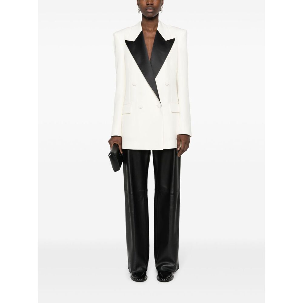 Stella Mccartney Long Sleeved Suit Jacket In White