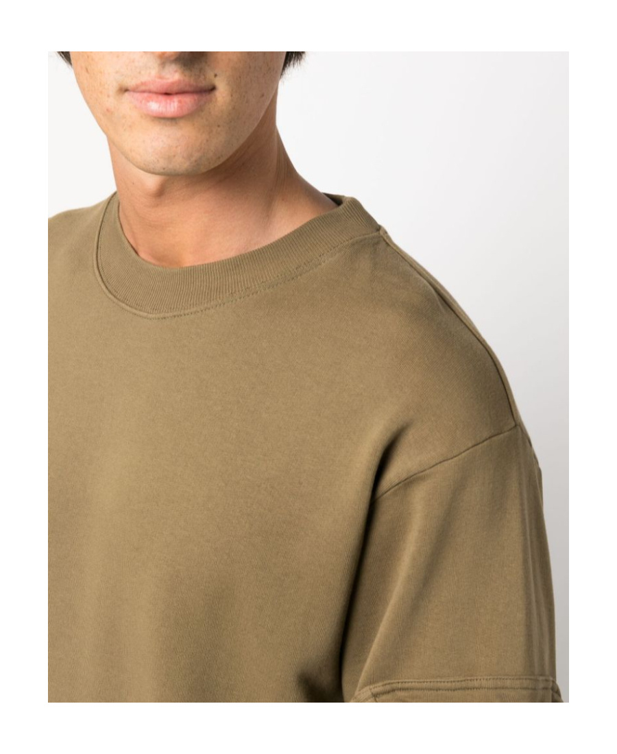 Dries Van Noten Round Collar Long Sleeve Sweater In Brown