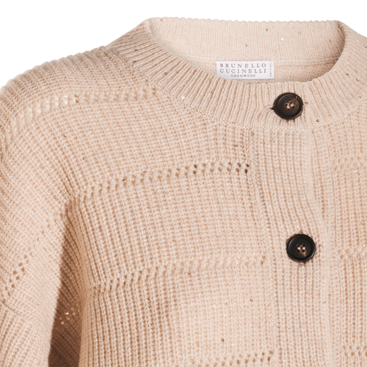 Brunello Cucinelli Long Sleeves Ribbed Crewneck Knitwear