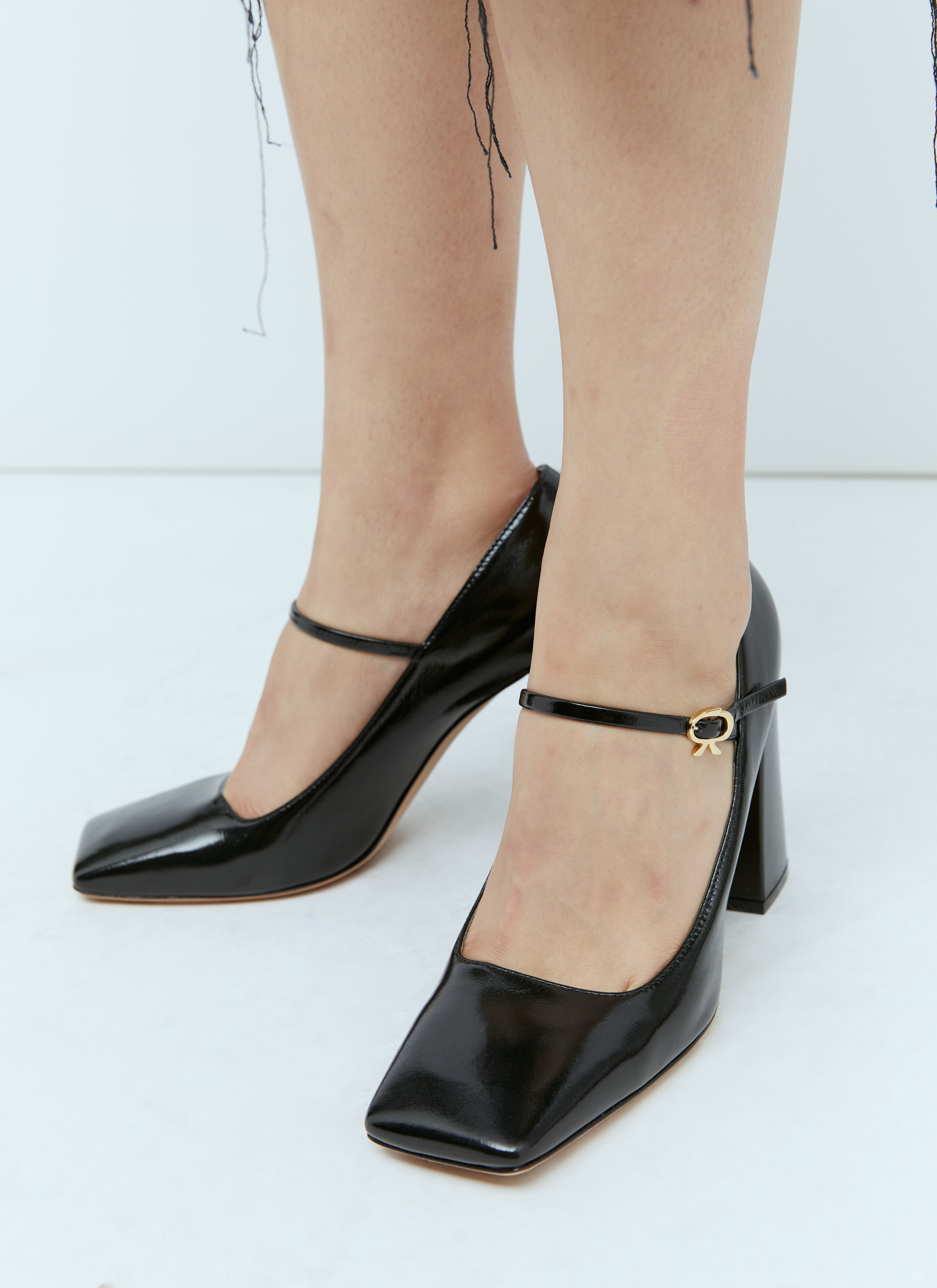 Gianvito Rossi Freeda High Heels With Square Head In Black