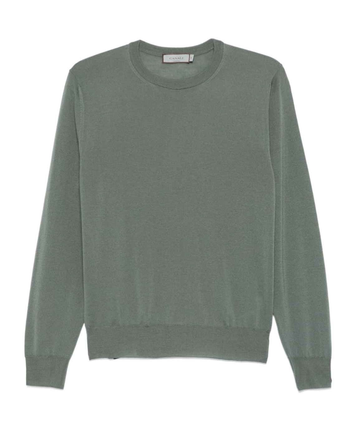 Canali Merino Sweater In Gray