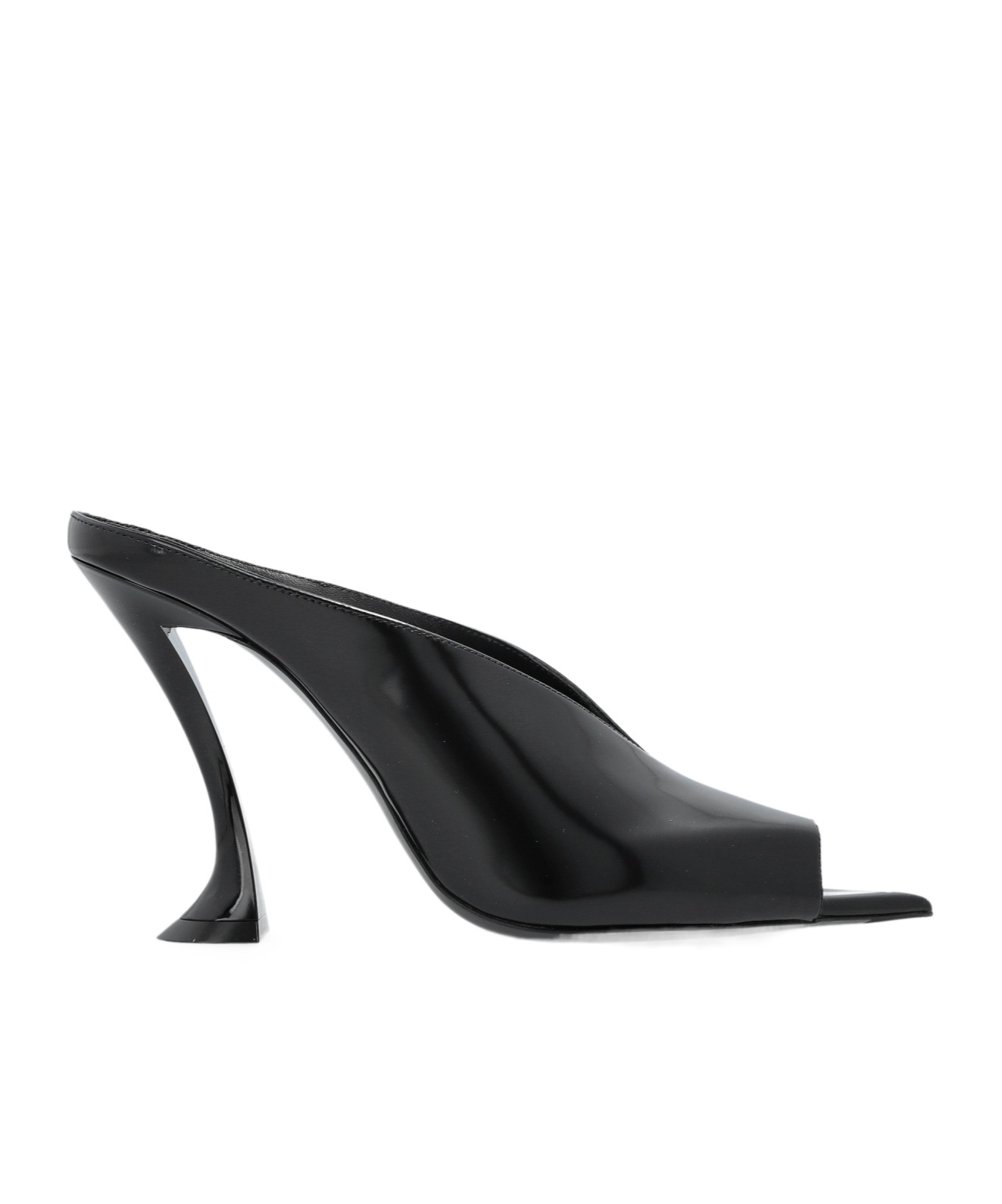 Lanvin Midnight Step Sculpted-heel Sandals In Black