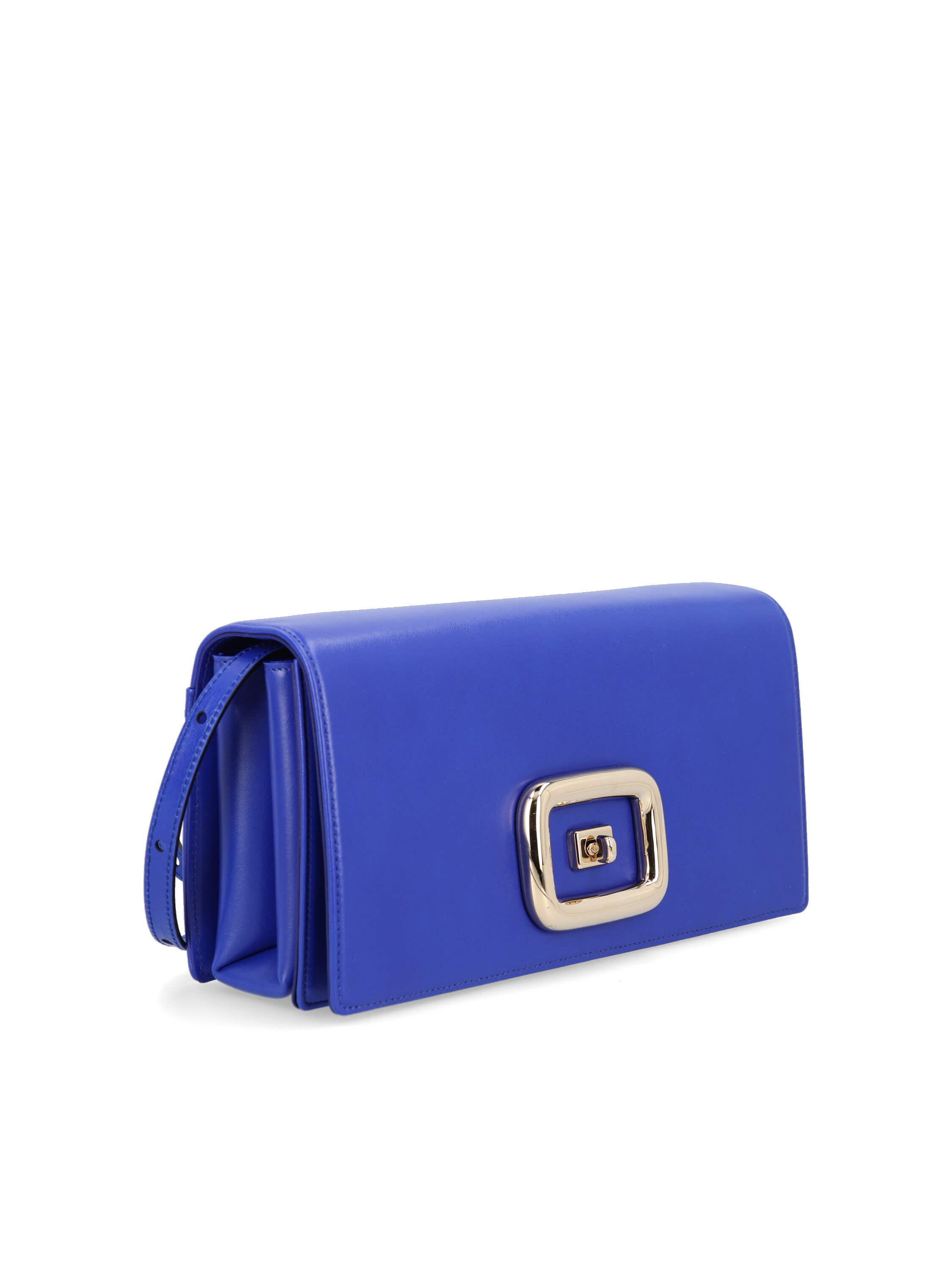 Roger Vivier Logo Design Shoulder Bag In Blue