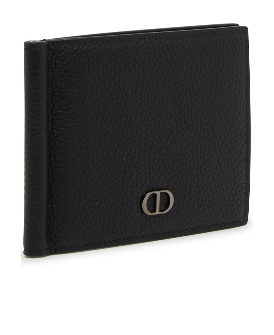 DIOR LOGO DOUBLE-FOLDED WALLET