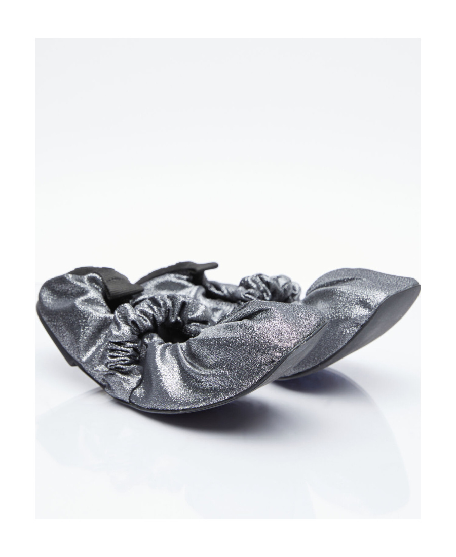 Ganni Ballet Flats In Gray