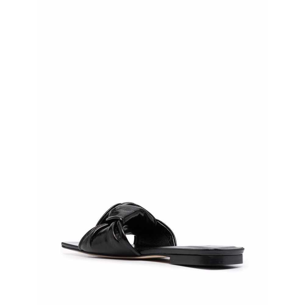 By Far Tied Detail Sandals In Black