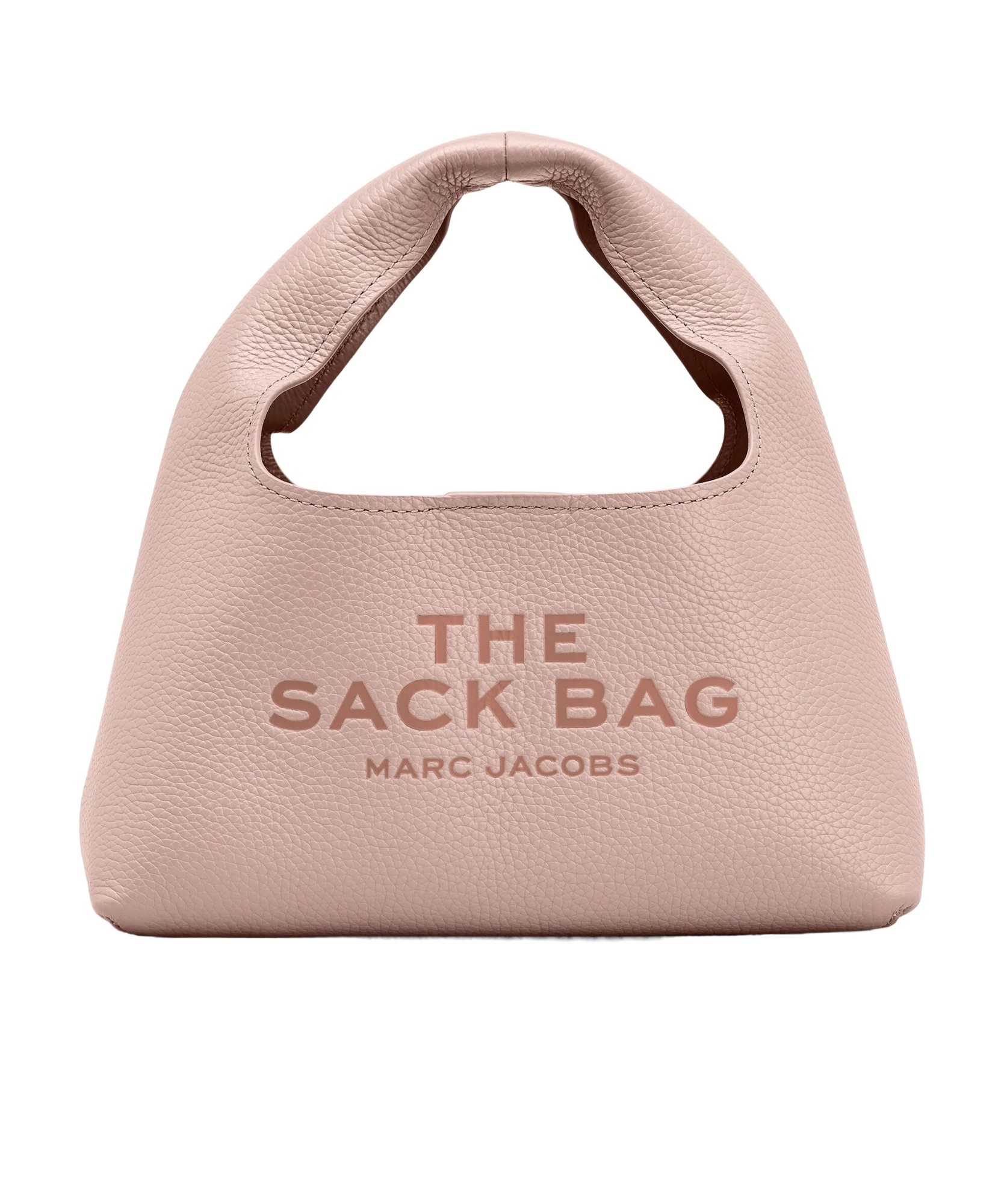 Shop Marc Jacobs The Mini Sack Leather Tote Bag In Nude