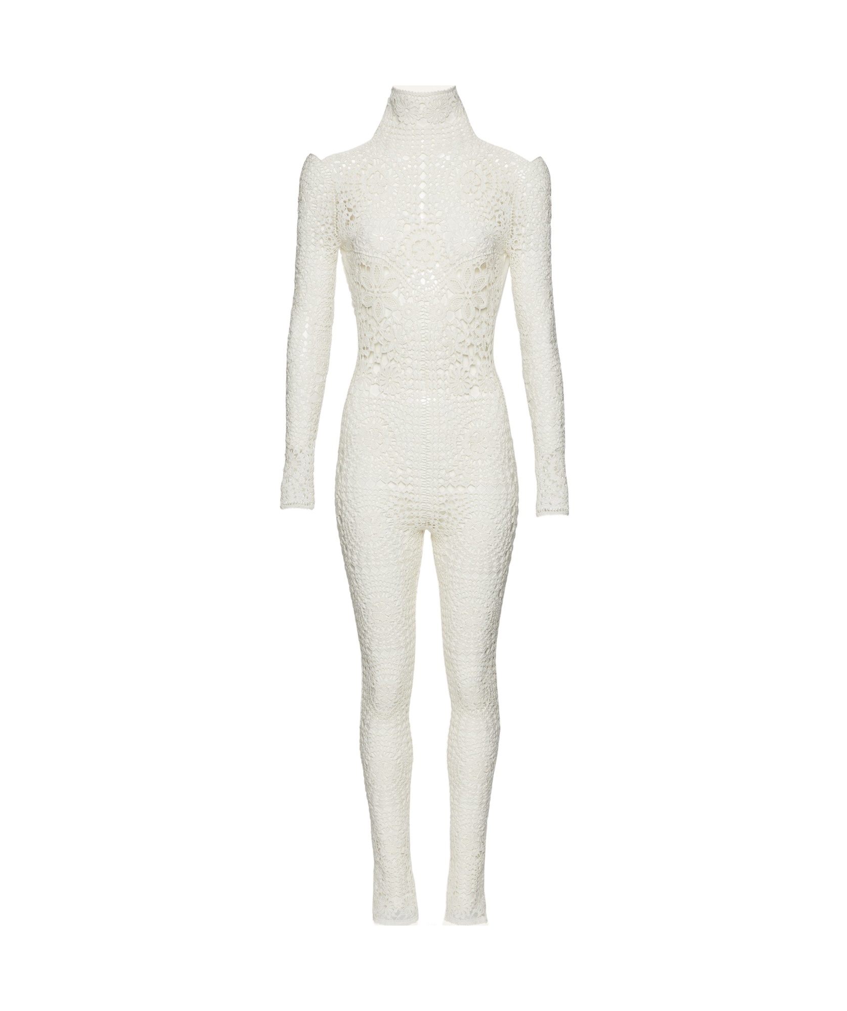 Magda Butrym Koniakow Lace Jumpsuit In White